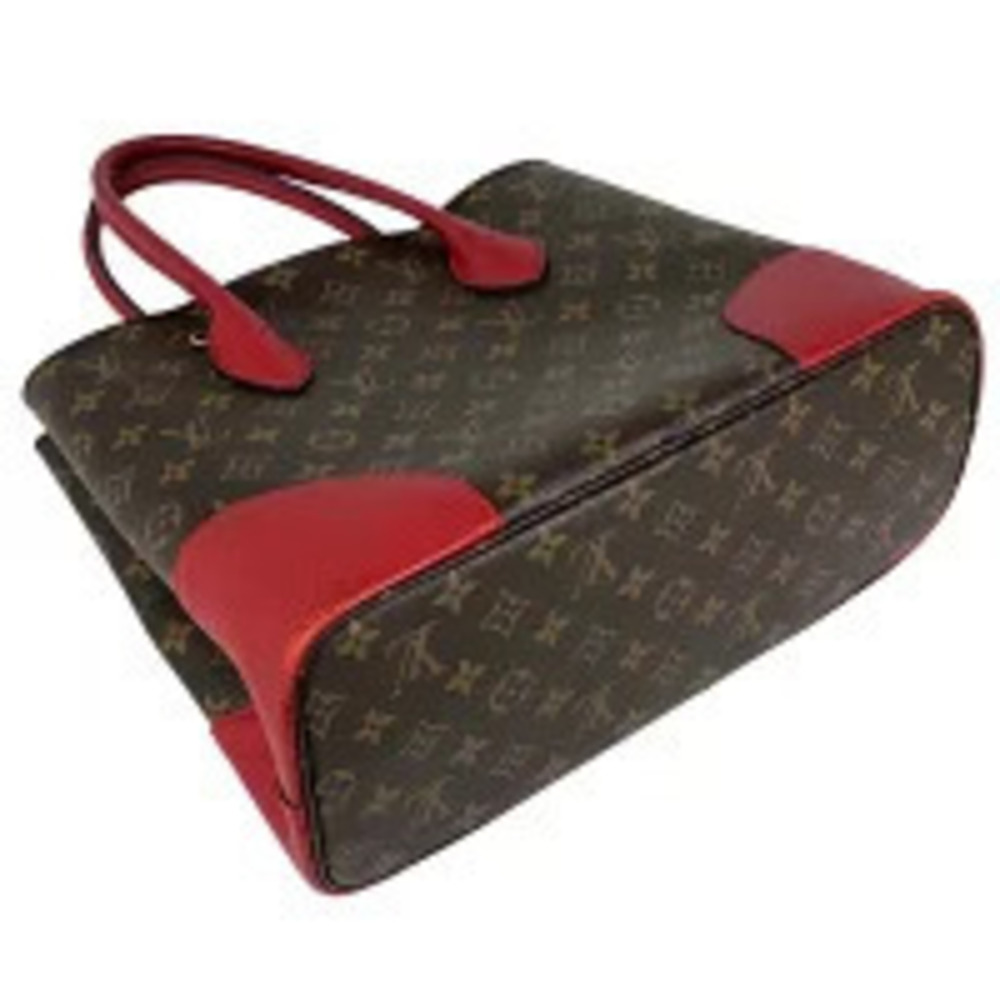 Louis Vuitton Cerise Bag Brown Monogram Red Handbag Flandrin Shoulder
